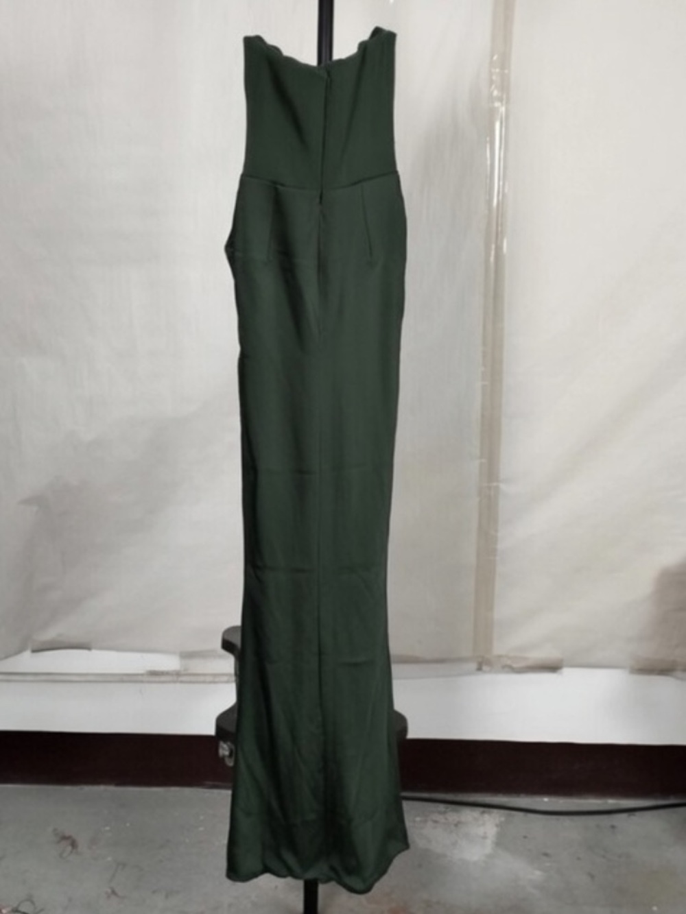 HOUSEOFCB 'Persephone' Emerald Green Crepe Corset Dress/Small $329 - Picture 9 of 11